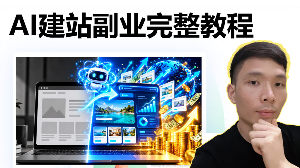 AI副业赚钱：教你做一个简单网站，靠Google AdSense变现